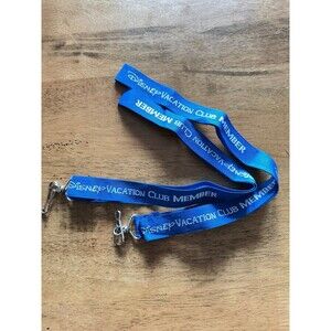 Disney Vacation club member lanyard set of two in blue and white